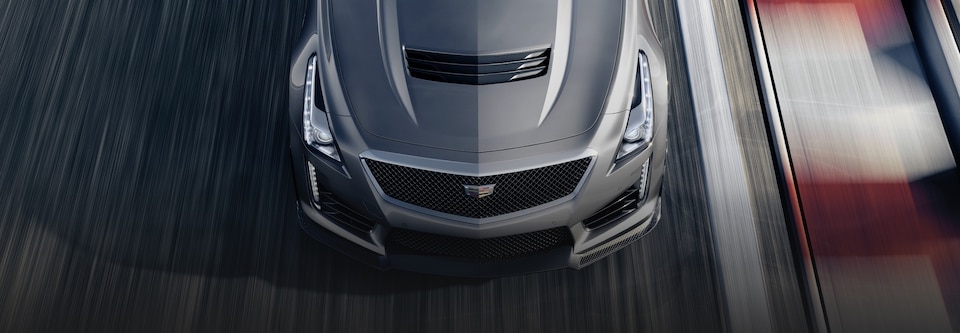 Aerial View of CTS-V Sedan